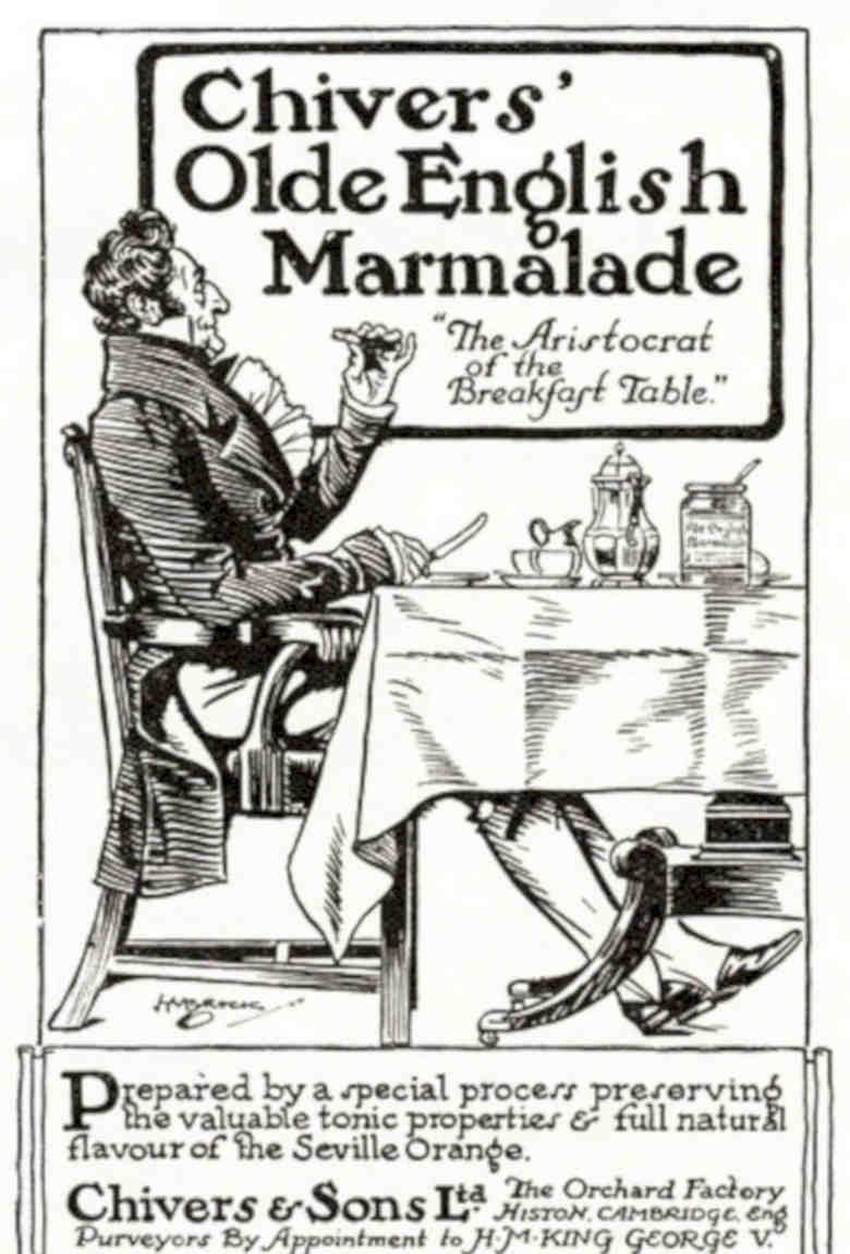 Chivers Marmalade Breakfast 2 Vintage Retro Advert Poster A4 Photo Print
