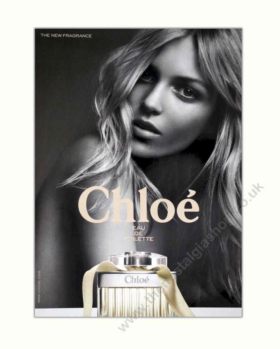 Chloe Fragrance Bottle Vintage Retro Advert Poster A4 Photo Print