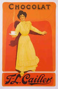 Chocolat F L Cailler Swiss Chocolate Vintage Advert A4 Photo Print