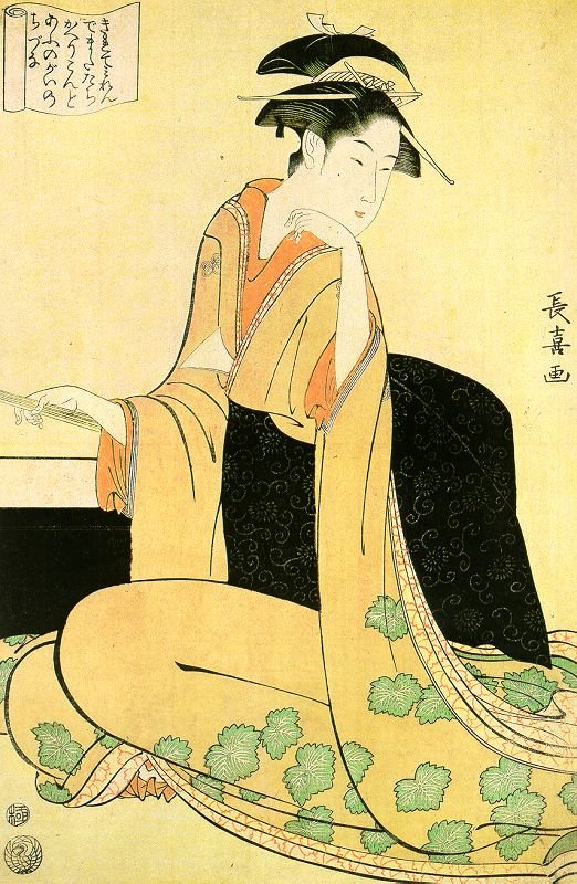 Choki Eishosai Japanese active approx 1780 1800 Art A4 Photo Print