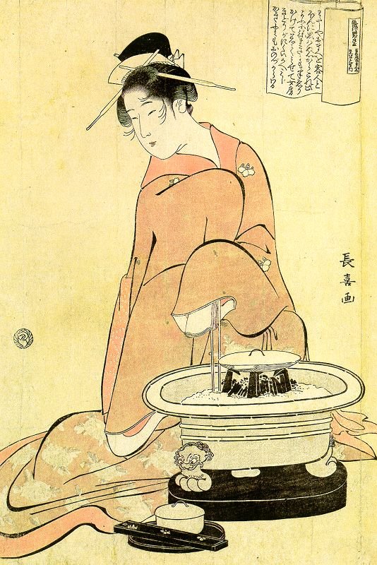 Choki Eishosai Japanese active approx 1780 18001 Art A4 Photo Print