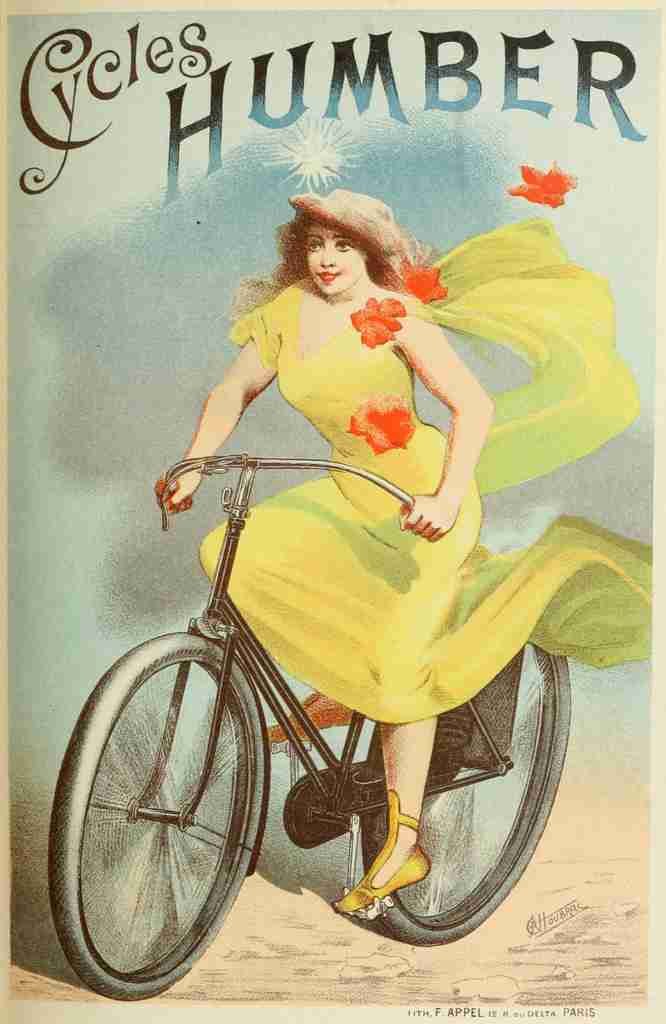 Choubrac Alfred Illustrees 1886 1895 1896 Cycles Humber A4 Photo Print