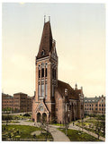 Christ Church Bromberg Silesia Vintage A4 Photo Print