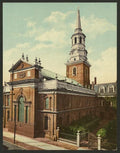 Christ Church Philadelphia Vintage A4 Photo Print