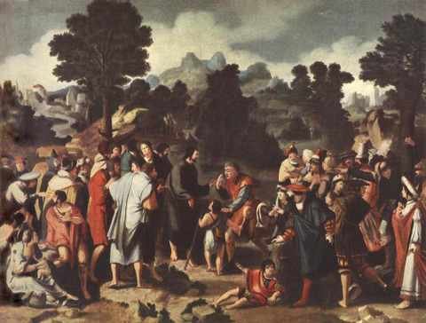 Christ Healing The Blind Wg A4 Photo Print