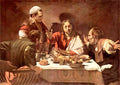 Christ In Emmaus Caravaggio A4 Photo Print