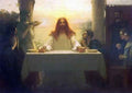 Christ and the Disciples at Emmaus A4 Photo Print