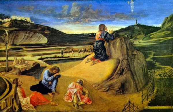 Christ on the Mount of Olives by Bellini A4 Photo Print