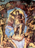 Christ with Mary by Michelangelo A4 Photo Print