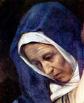 Christ's burial detail by Caravaggio A4 Photo Print