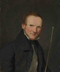 Christen Kobke Portrait of Wilhelm Bendz A4 Photo Print