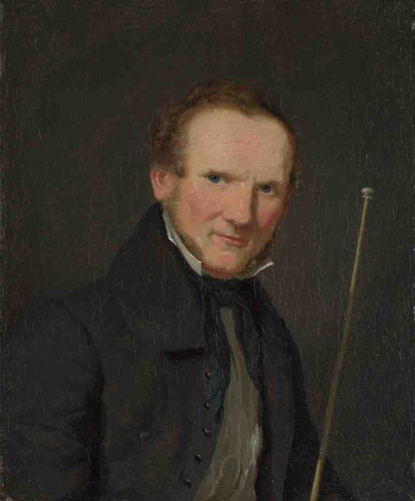 Christen Kobke Portrait of Wilhelm Bendz A4 Photo Print