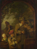 Christian Wilhelm Ernst Dietrich The Wandering Musicians A4 Photo Print