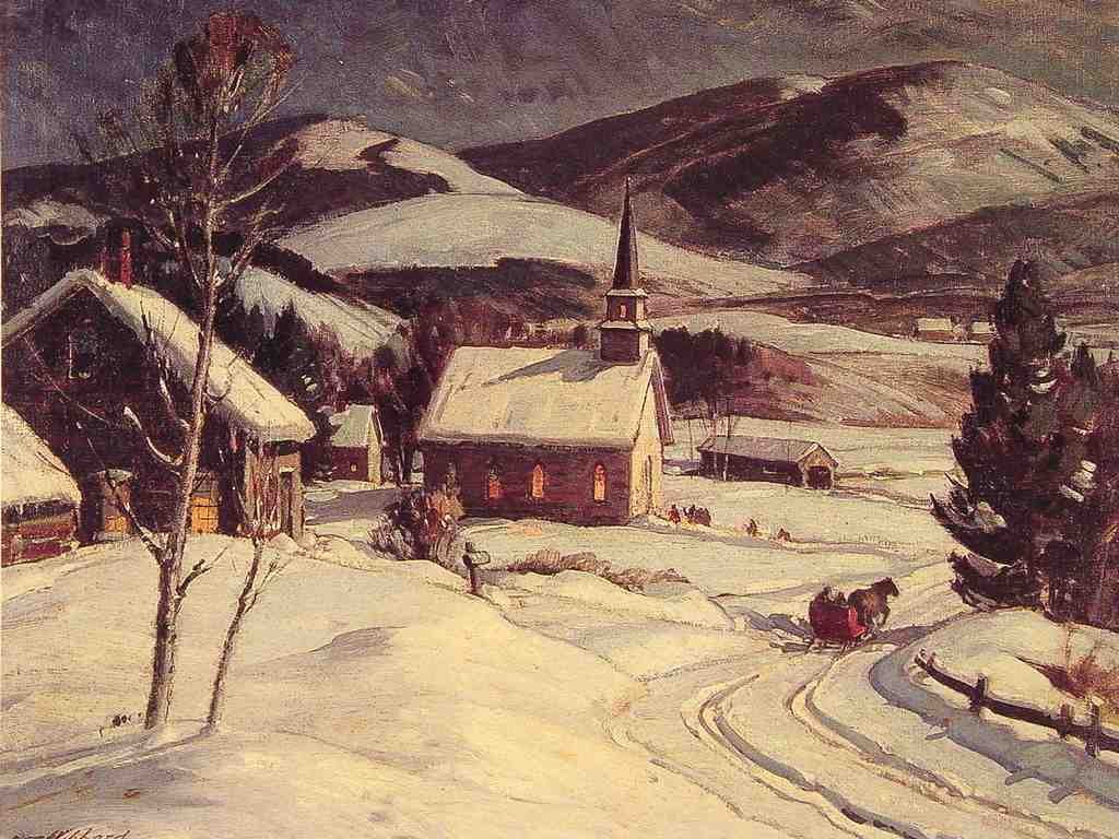 Christmas Eve Swiftwater Art A4 Photo Print UK