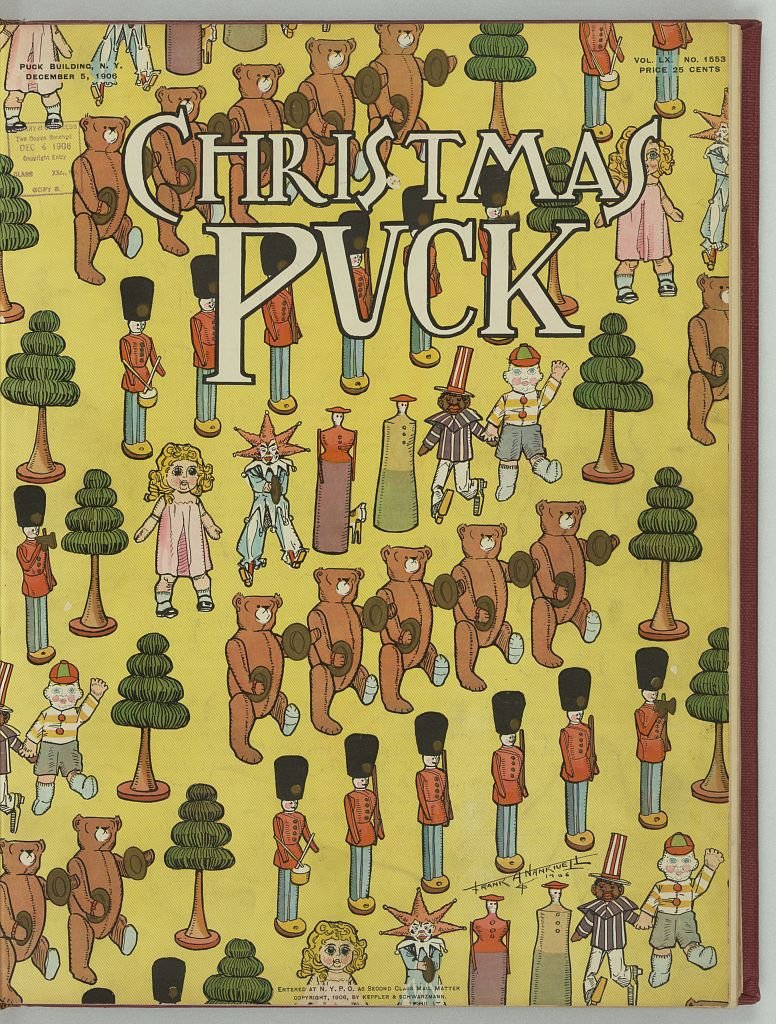 Christmas Puck 1906 PUCK A4 Photo Print