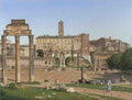 Christoffer Wilhelm Eckersberg View of the Forum in Rome A4 Photo Print