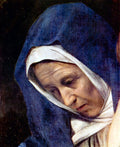 Christs burial detail Caravaggio A4 Photo Print