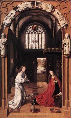 Christus Petrus Annunciation A4 Photo Print