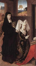 Christus Petrus Isabel Of Portugal With St Elizabeth A4 Photo Print
