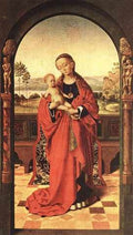 Christus Petrus Madonn A4 Photo Print