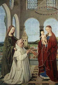 Christus Petrus MadonnAnd Child A4 Photo Print