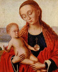 Christus Petrus MadonnDetail A4 Photo Print