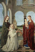 Christus Petrus Madonna And Child A4 Photo Print