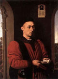 Christus Petrus Portrait Of A Young Man A4 Photo Print