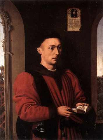 Christus Petrus Portrait Of Young Man A4 Photo Print