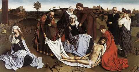 Christus Petrus The Lamentation Pic1 A4 Photo Print