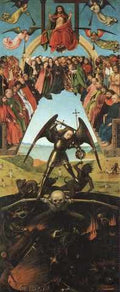 Christus Petrus The Last Judgement A4 Photo Print