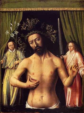 Christus Petrus The Man Of Sorrows A4 Photo Print