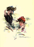 Christy Chandler Songs of Sentiment 1910 Bathing ladies A4 Photo Print