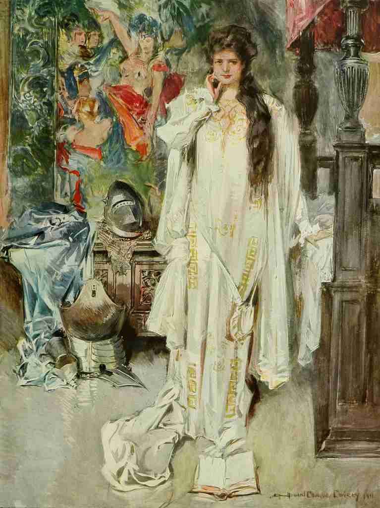 Christy Chandler The Princess 1911 Princess in chamber A4 Photo Print