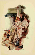 Christy Chandler Two Lovers 1909 Happy family A4 Photo Print