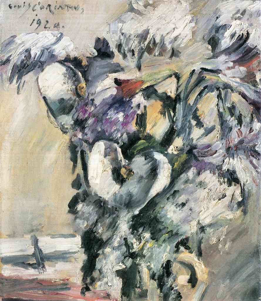 Chrysanthimums And Calla Lillies Lovis Corinth Impressionism European A4 Photo Print