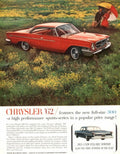 Chrysler 300 Coupe 1960s Vintage Retro Advert