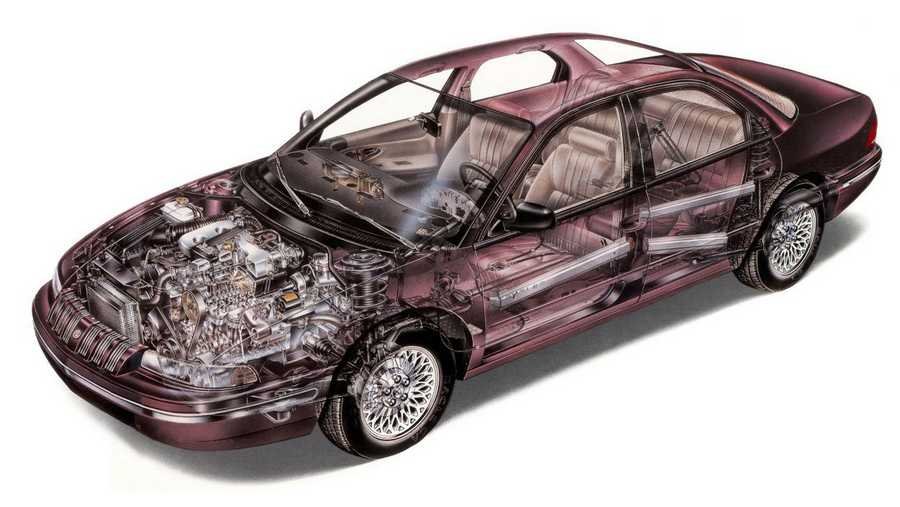 Chrysler Concorde cutaway A4 Photo Print