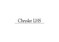 Chrysler Lhs A4 Photo Print