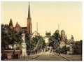 Church Bridge Breslau Silesia Vintage A4 Photo Print