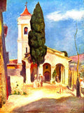 Church In Cagnes Renoir A4 Photo Print