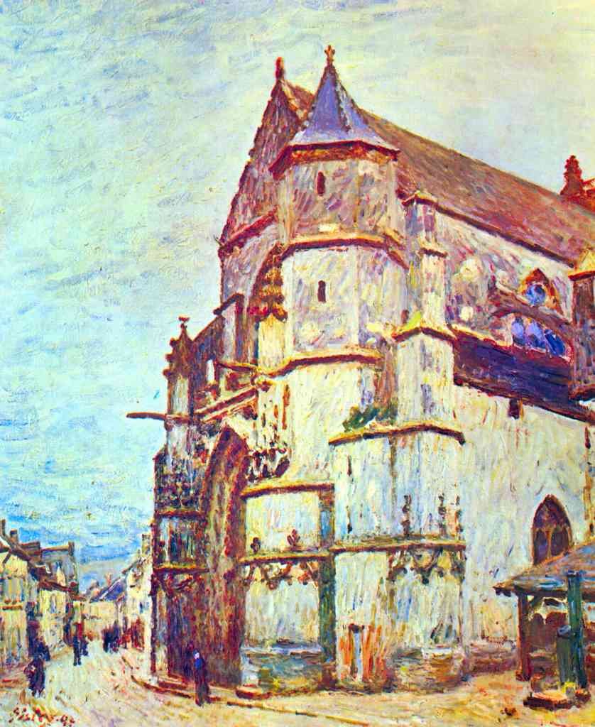 Church Of Moret After The Rain Sisley Impressionism A4 Photo Print