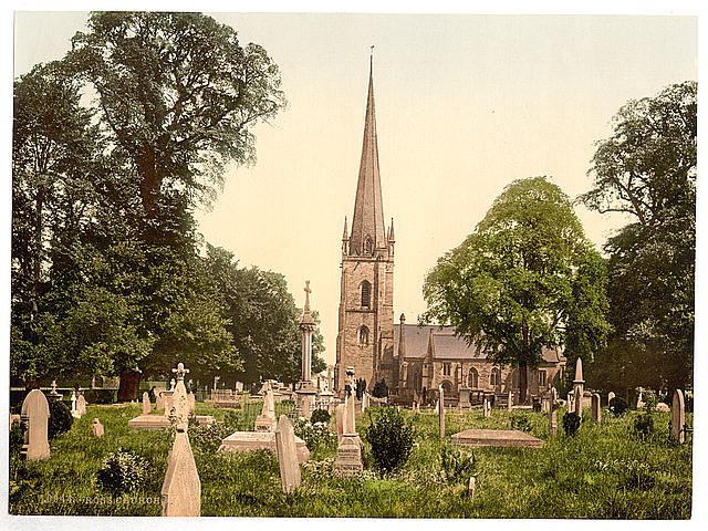 Church Ross on Wye Vintage A4 Photo Print