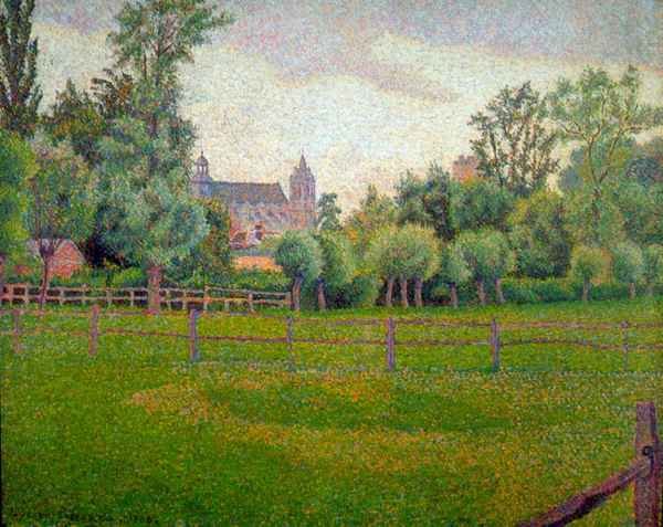 Church at Gisors by Pisarro Impressionism A4 Photo Print