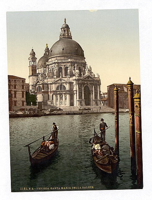 Church of Salute Venice Vintage A4 Photo Print