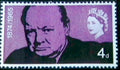 Churchill Stamp Elizabeth 1960s Vintage Retro Advert