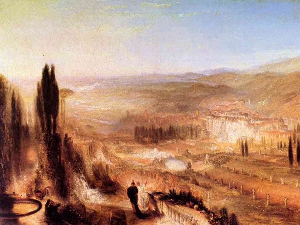 Cicero At His Villa Joseph Mallord Turner A4 Photo Print