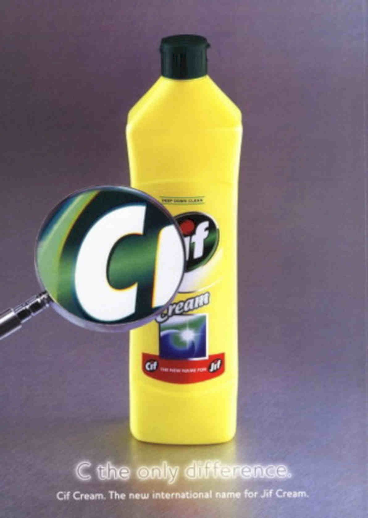 Cif Cream Bottle Vintage Retro Advert Poster A4 Photo Print