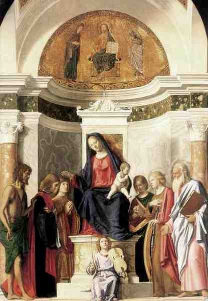 Cima Da Conegliano Madonna Enthroned With The Child A4 Photo Print