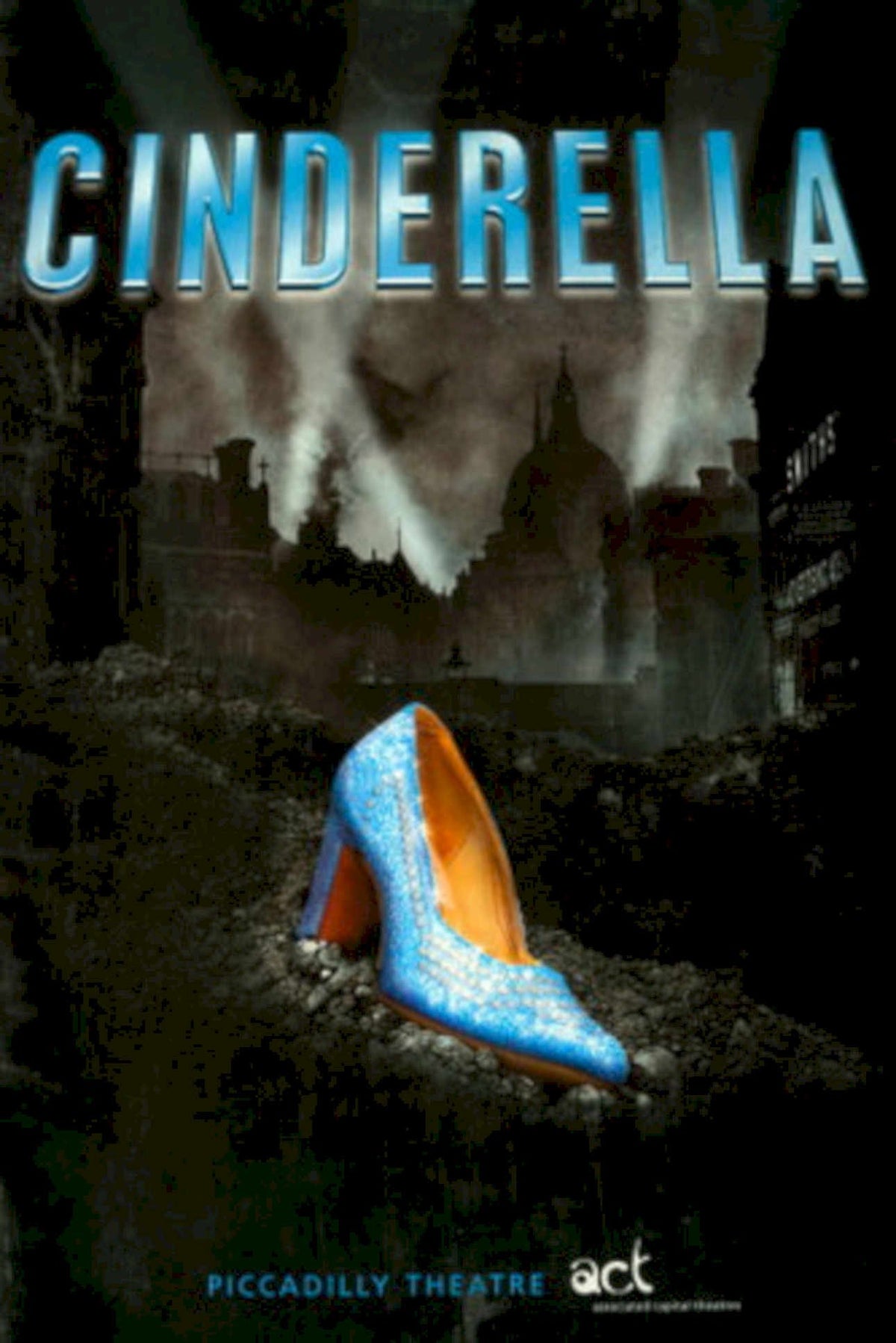 Cinderella Cityscape Glass 1990s Vintage Retro Advert